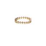 9ct White Gold Olive Leaf Ring