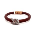 Araidne Rubber Rose Cubic Bracelet
