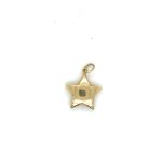 9CT YELLOW GOLD STAR HOLLOW PENDANT