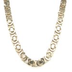 SILVER EQUO CHAIN CHAIN 55CM