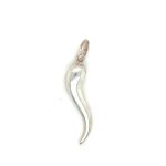 SILVER LUCKY HORN PENDANT