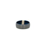 TUNGSTEN BRUSHED SILVER TOP BLUE COATING INSIDE