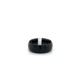 TITANIUM BLACK ROUNDED BAND MATT SHINY EDGES