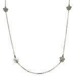 65CM  SILVER RH FANCY NECKLACE CL20218-65