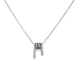 Silver Assorted Cubic Neck Chains