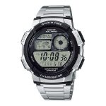 CASIO AE-1000WD-1AVDF WORLD TIME S/STEEL