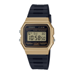 CASIO F-91WM-9A  BLACK AND GOLD DIGITAL