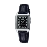 CASIO LTP-V007L-1B BLACK LEATHER STRAP