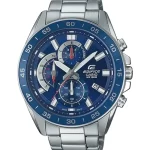 CASIO EDIFICE ANALOG STEEL BLUE DIAL